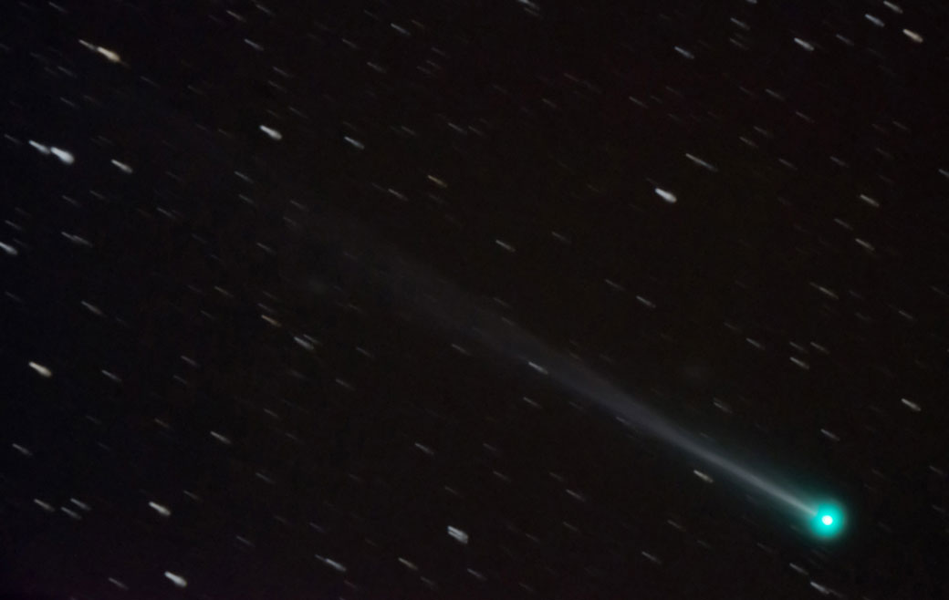 Comet ISON photographed east of Toronto on Nov. 14.