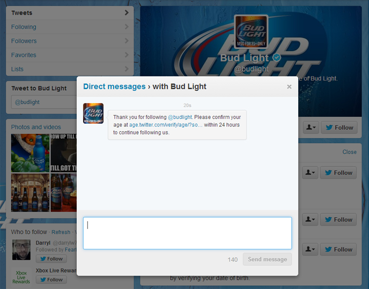 Twitter age verification measures aim to deter minors from following booze brands - image