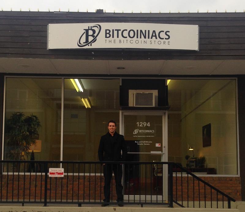 Local entrepreneur Mark Kohlen will manage the new Bitcoiniacs store in downtown Kelowna.