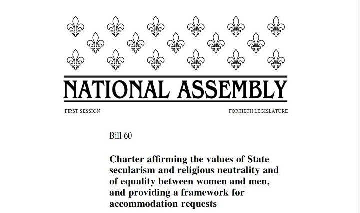 The Quebec government tabled its controversial values charter (Bill 60) in the national assembly on Thursday – a bill that could eventually send Quebecers to the polls.