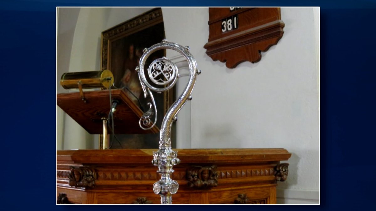 The crozier stolen from St Paul’s Anglican Cathedral has been found by Regina police.