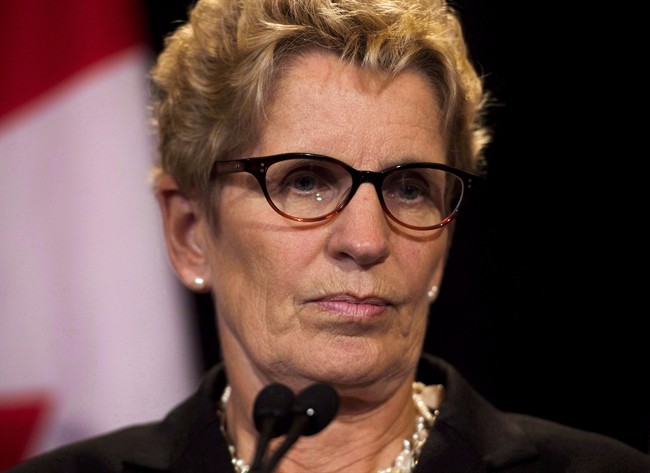 Ontario Premier Kathleen Wynne in Toronto on Oct. 8, 2013.