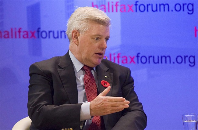 John Manley speaks in Halifax on Nov. 6, 2010. THE CANADIAN PRESS/Andrew Vaughan.