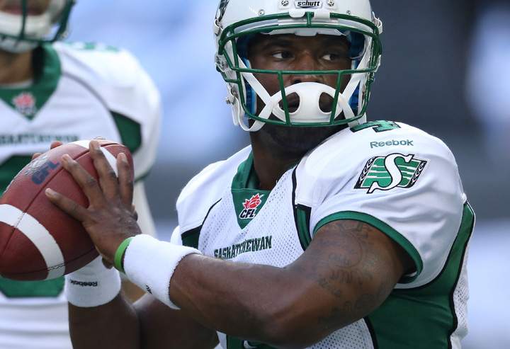 Saskatchewan Roughriders quarterback Darian Durant named CFL offensive player of the week.