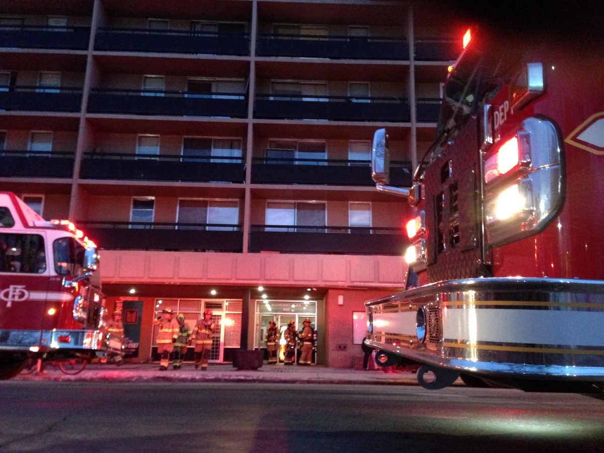 Fire crews were called to 11 Street and 8 Avenue S.W. just before 7 a.m. on Monday November 25, 2013.