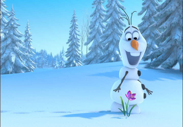 A scene from 'Frozen.'.