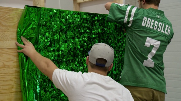 Darleen Nichol and her team at Imagination Ink have been busy designing and building the temporary floats for the 101st Grey Cup parade.