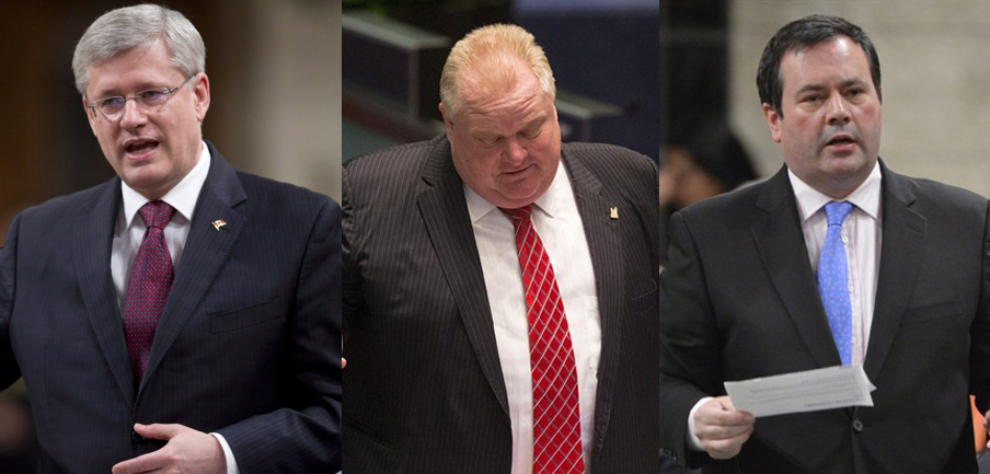 Kenney went far further than his boss did a day earlier, when Prime Minister Stephen Harper's office issued a tepid slap on the wrist to Ford after weeks of silence on a series of surreal antics that have turned the mayor into an international laughingstock.