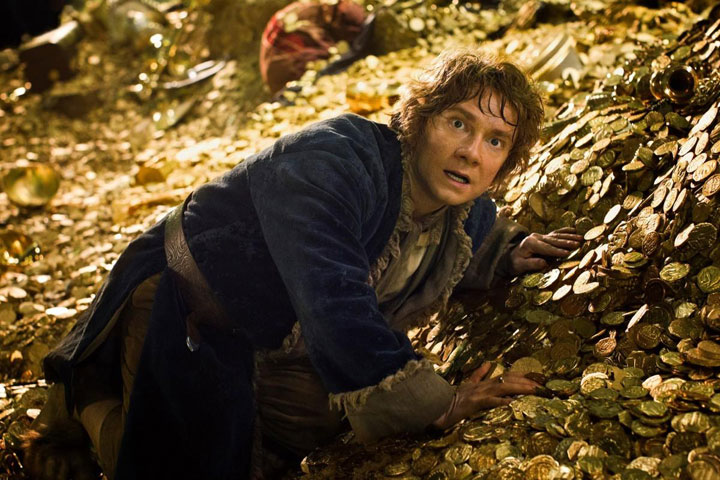 A scene from 'The Hobbit: The Desolation of Smaug.' .