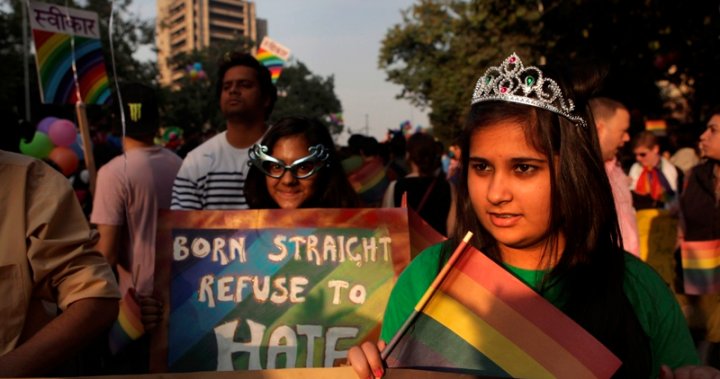 Gay Rights Activists March In India National Globalnews Ca