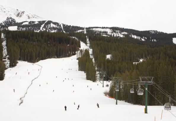 A main ski run at Lake Louise Mountain Resort is seen in this 2010 photo.