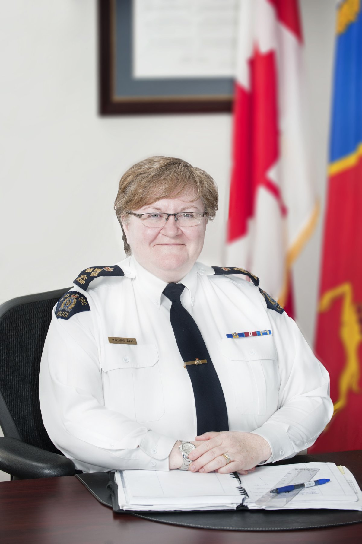 Meet the new Commanding Officer for “K” Division RCMP: Marianne Ryan.