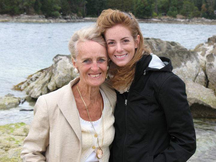 Calgary resident Melina D. and Bonne Mama Christiane D.