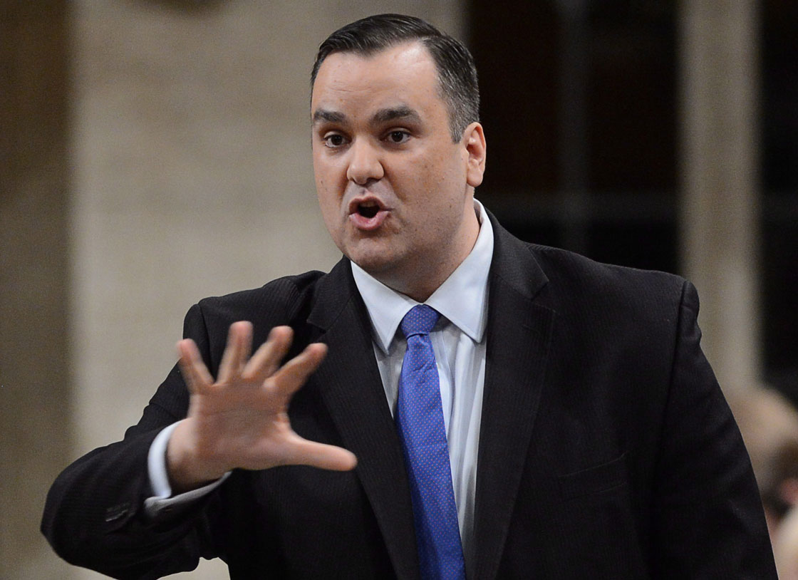 Federal Industry Minister James Moore is once again talking tough to the country's wireless giants. 