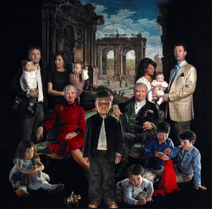 The Amalienborg Museum Presents:  Three Generations of Danish Royalty .