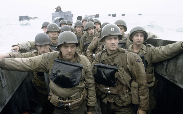 A scene from 'Saving Private Ryan.'.