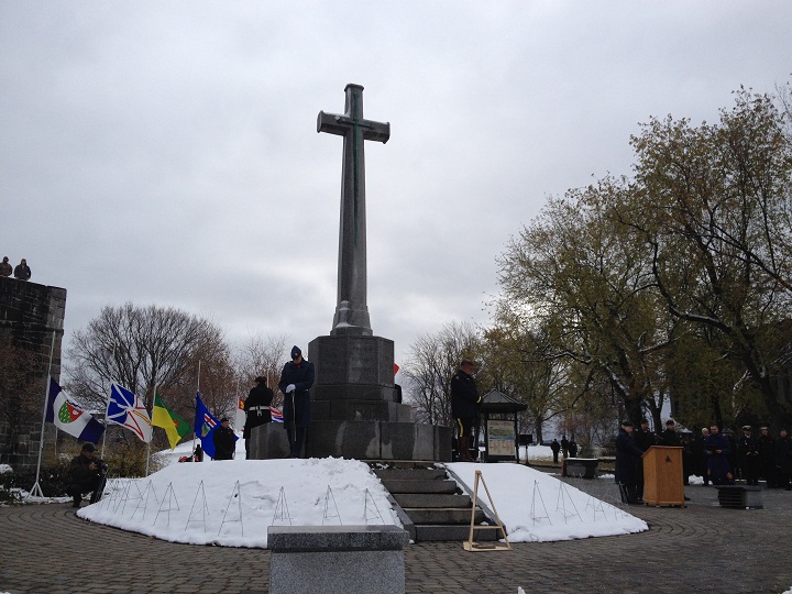 The Cross of Sacrifice in Quebec City.