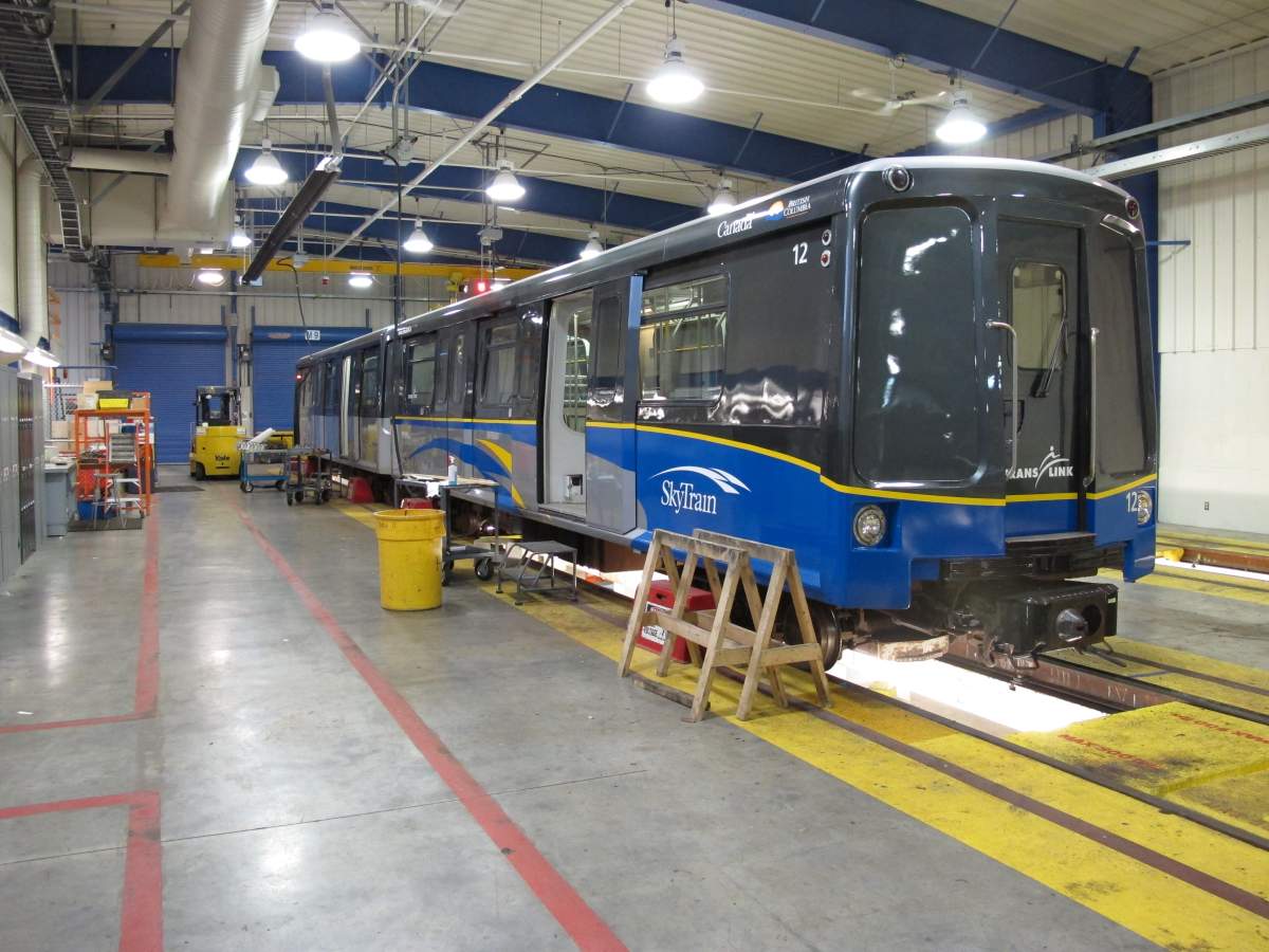 Translink Vehicles Translink begins refurbishing 114 Skytrain cars to extend lifespan - BC ...