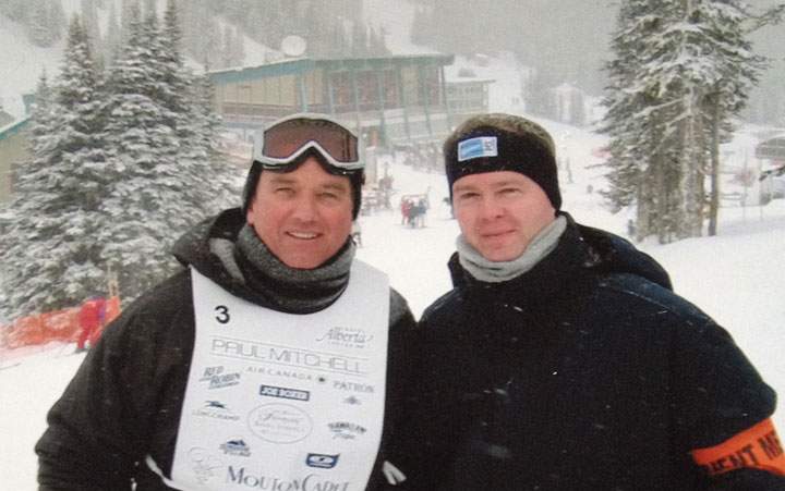 Robert F. Kennedy Jr. with John Robert Kennedy in Banff, Alberta in 2005.