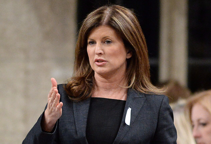 Rona Ambrose, Minister of Health, responds to a question during Question Period in the House of Commons on Parliament Hill in Ottawa on Tuesday, November 26, 2013.