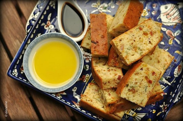 Savoury bread by Chef Christèle Albert .