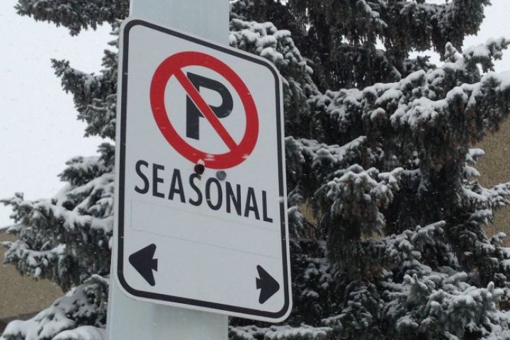 Phase 1 parking ban begins in Edmonton Friday night
