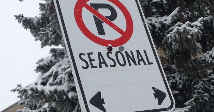 Забраната за паркиране при снеговалеж в Едмънтън отпада в петък вечер