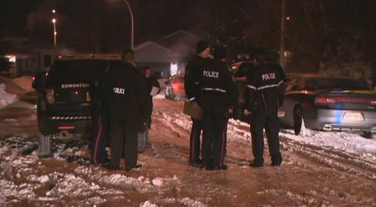 Edmonton police on scene after man was shot in southeast end of the city, Wednesday, November 27, 2013. 