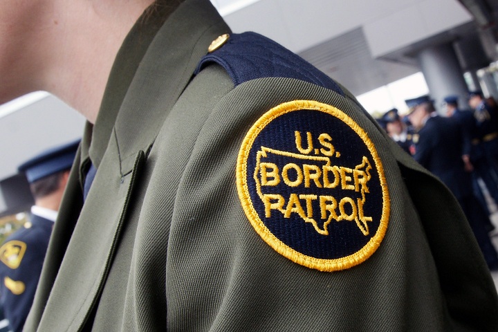 US border patrol officers uniform insignia. 