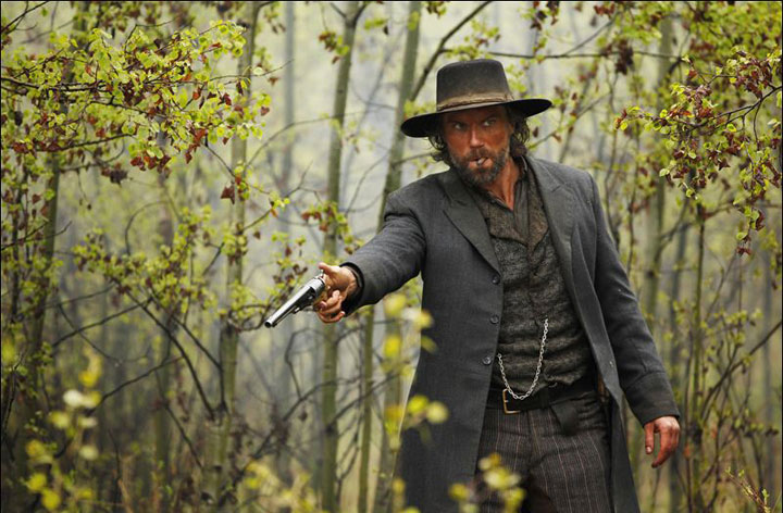 Anson Mount in a scene from 'Hell on Wheels.'.