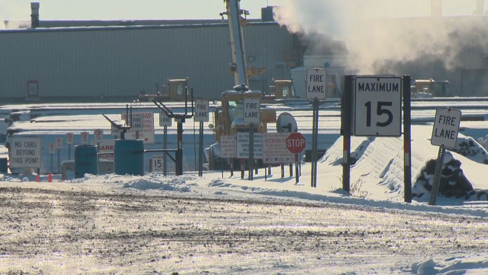A 37-year-old is killed at job site in southeast Edmonton after being struck by a pipe, Thursday, November 21, 2013. 