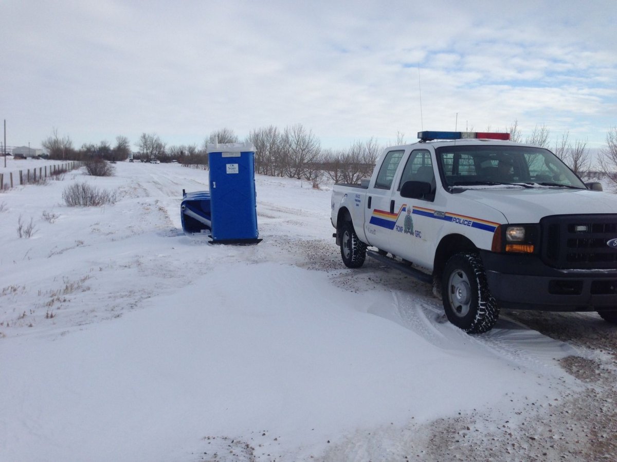 The RCMP is investigating a fatal fire in Castor, Alberta, Dec. 9, 2013.