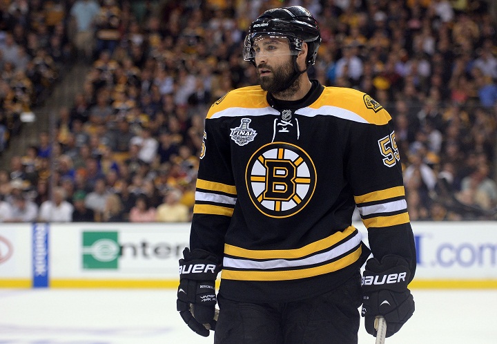 Former Boston Bruins defensemen Johnny Boychuk retires
