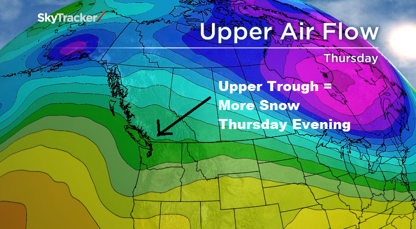 Snow Easing Tomorrow For Central/South Okanagan - image