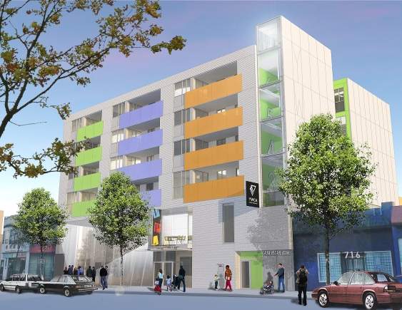 A rendering of the new library in Strathcona.