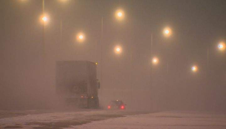 RCMP responded to several collisions on the QEII Friday, Dec. 27, 2013.