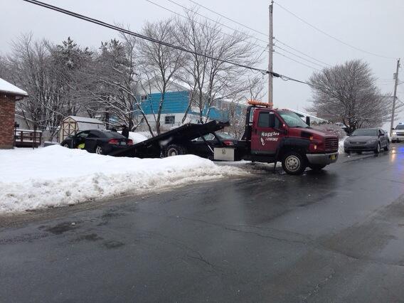 Police seize one vehicle from a residence on Auburn Drive.