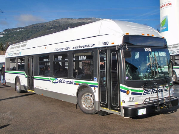 Ballard hydrogen fuel cell bus.