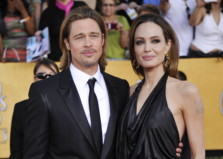 Brad Pitt and Angelina Jolie, pictured in 2012.