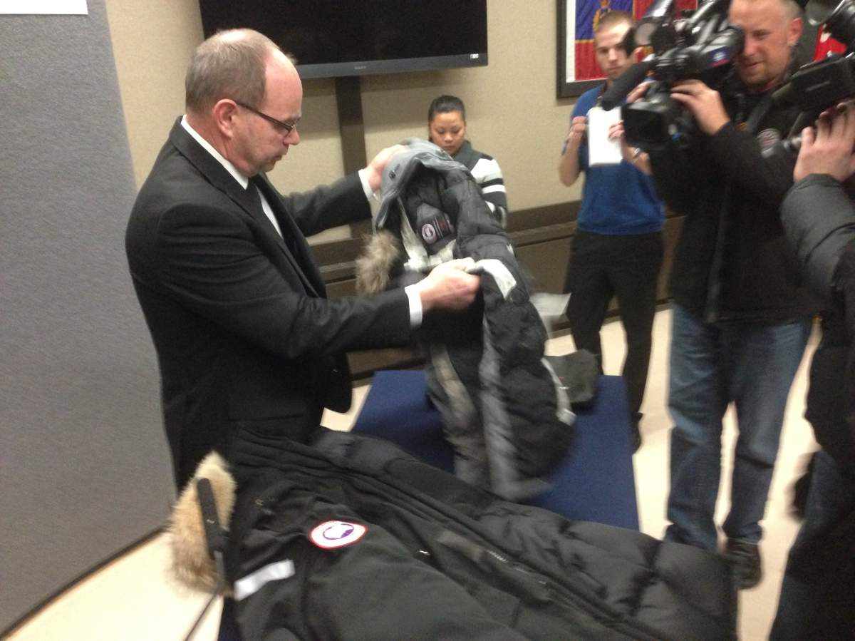 RCMP counterfeit Canada Goose