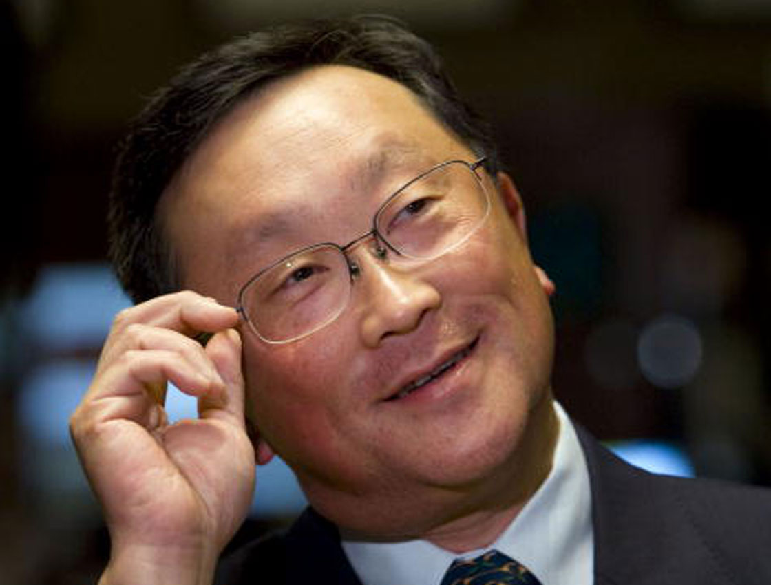 BlackBerry interim CEO John John says the wireless tech company is alive and well.