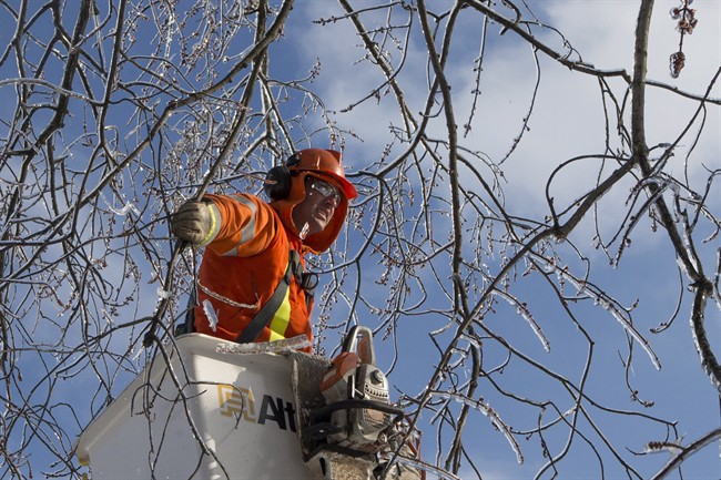 Ice storm repairs