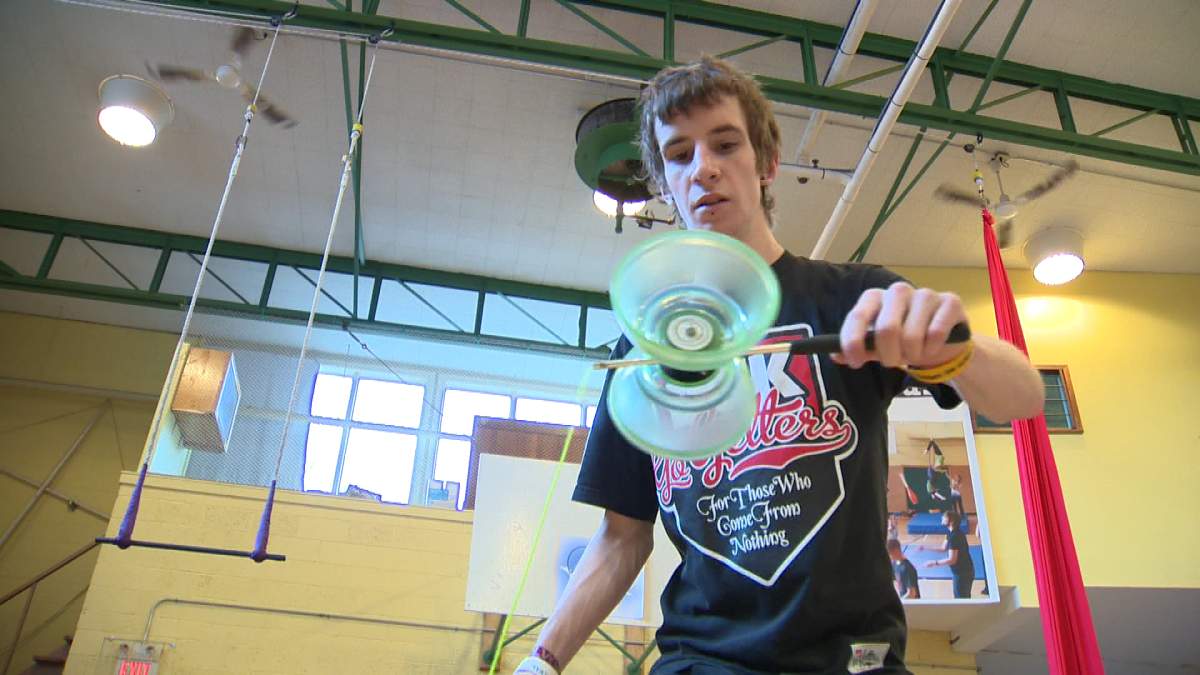 John Cooper started attending the drop-in program at Halifax Circus three years ago.