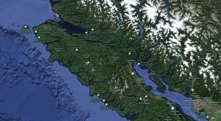 A small earthquake hit the west coast of Vancouver Island Sunday morning. 