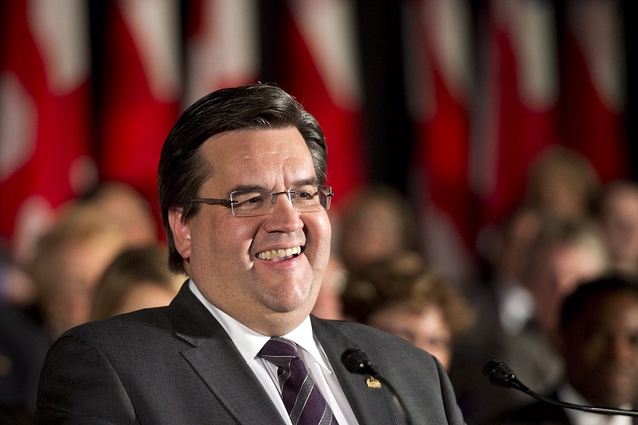 Denis Coderre smiles after being sworn in as mayor of Montreal Thursday, November 14, 2013 in Montreal.