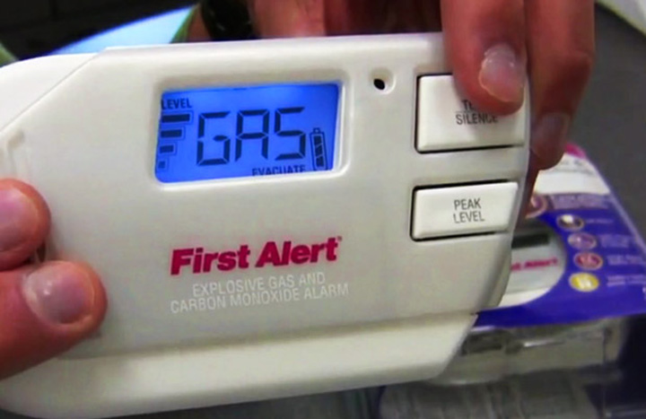 File/ A carbon monoxide detector.