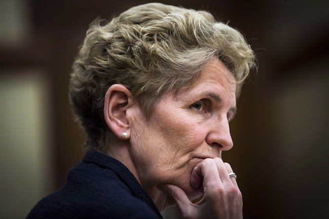 Ontario Premier Kathleen Wynne is facing heat from union reps for her stance on forcing civil servants to pay more for retirement benefits.