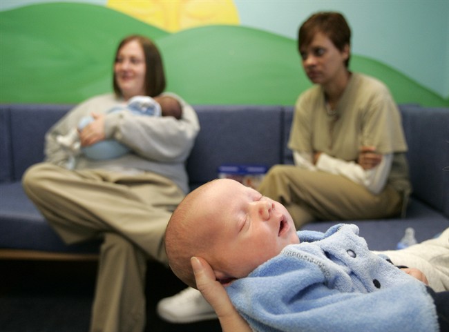 Babies behind bars
