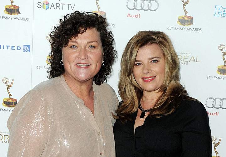 Dot-Marie Jones and Bridgett Casteen, pictured in September 2013.