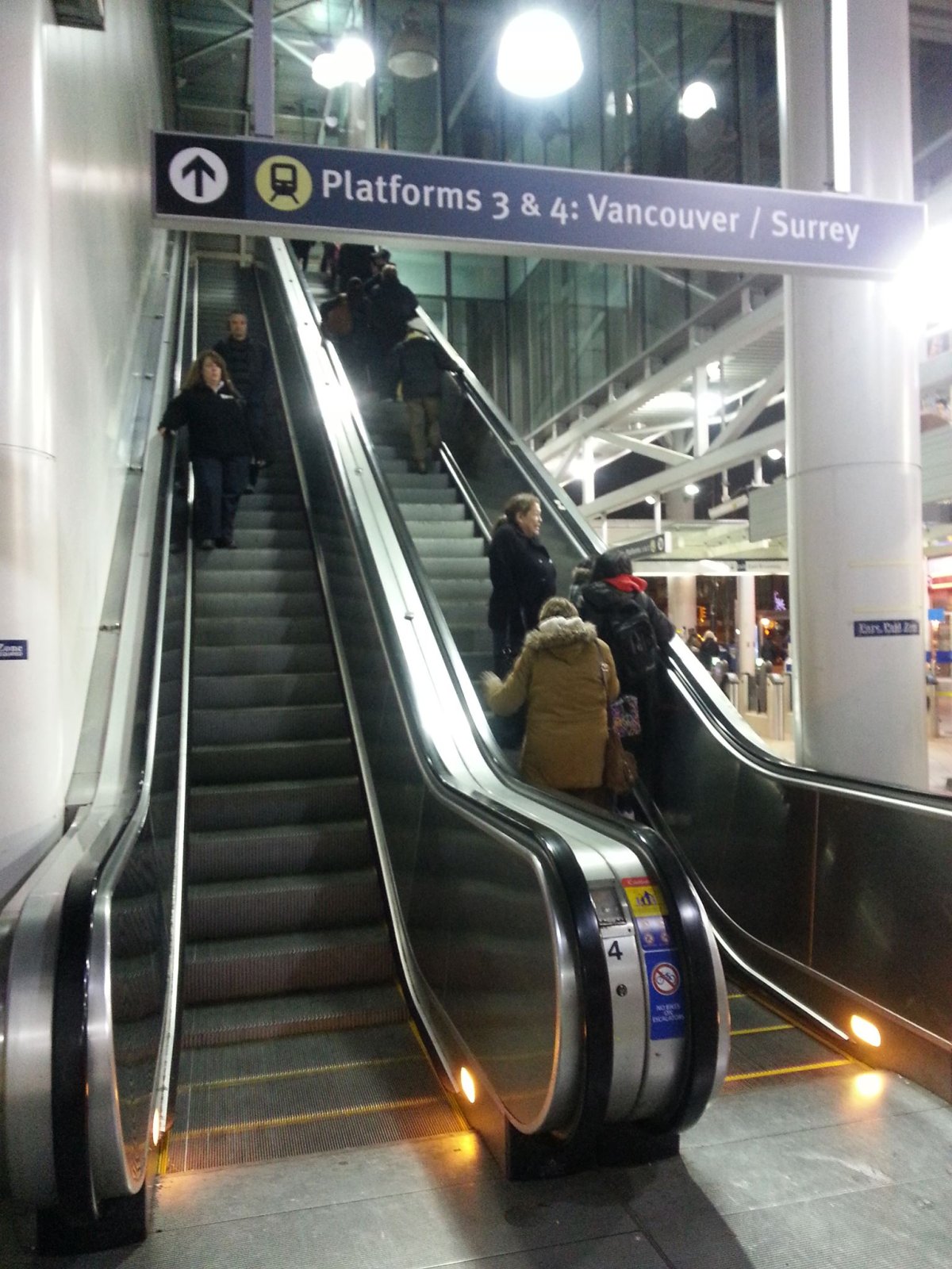 Commercial-Broadway escalator.